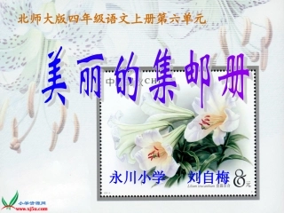 （北师大版）四年级语文上册课件美丽的集邮册