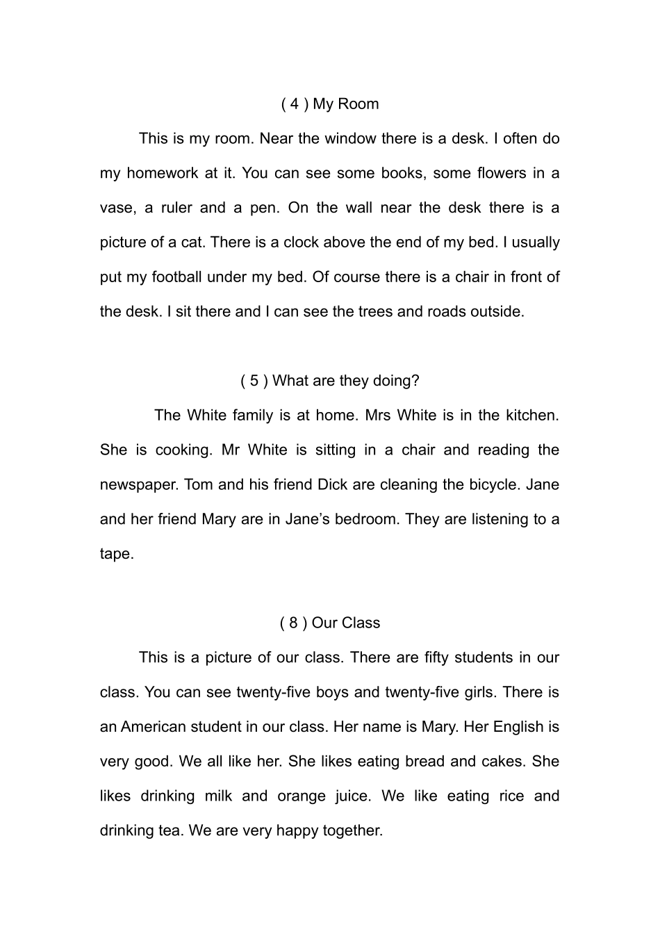 小学英语朗读材料[1]_第2页