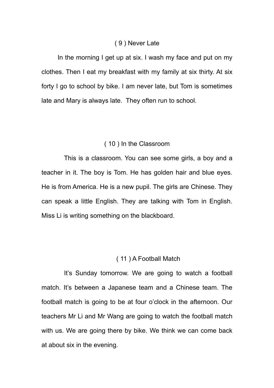 小学英语朗读材料[1]_第3页