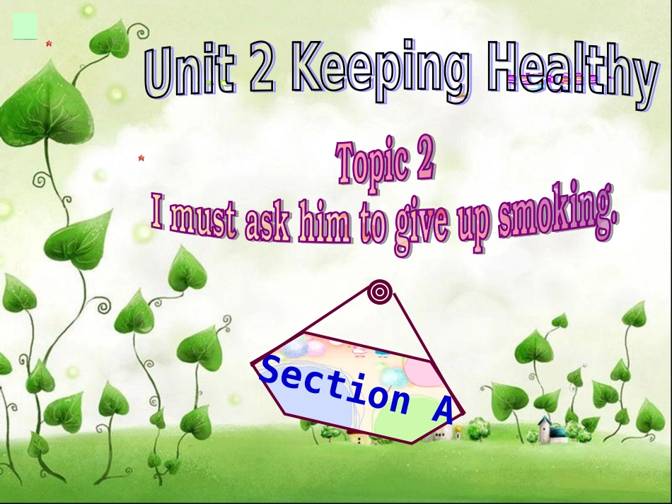 八上Unit2Topic2SectionA_第1页