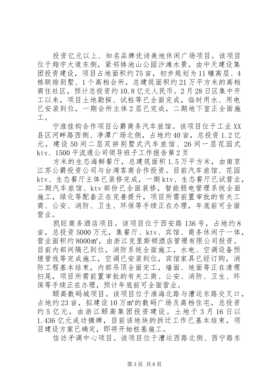 流通公司领导班子工作报告_第3页