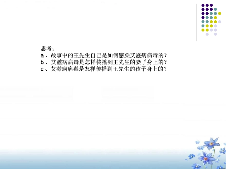 青少年预防艾滋病知识讲座(中学生)2010年统一课件(压)1[1]_第3页