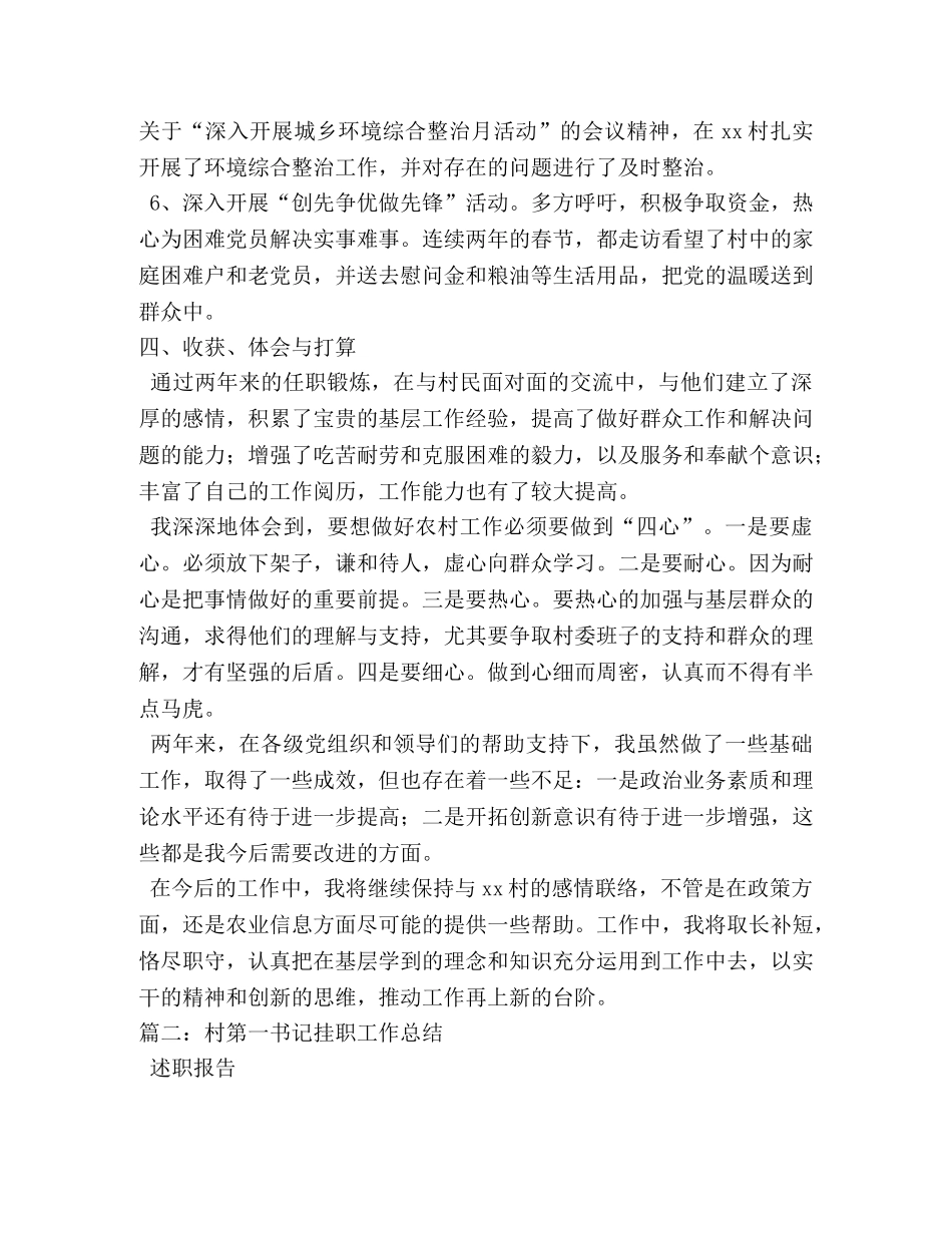 第一书记挂职工作总结 _第3页