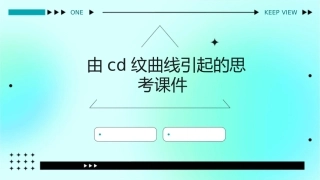 由CD纹曲线引起的思考课件