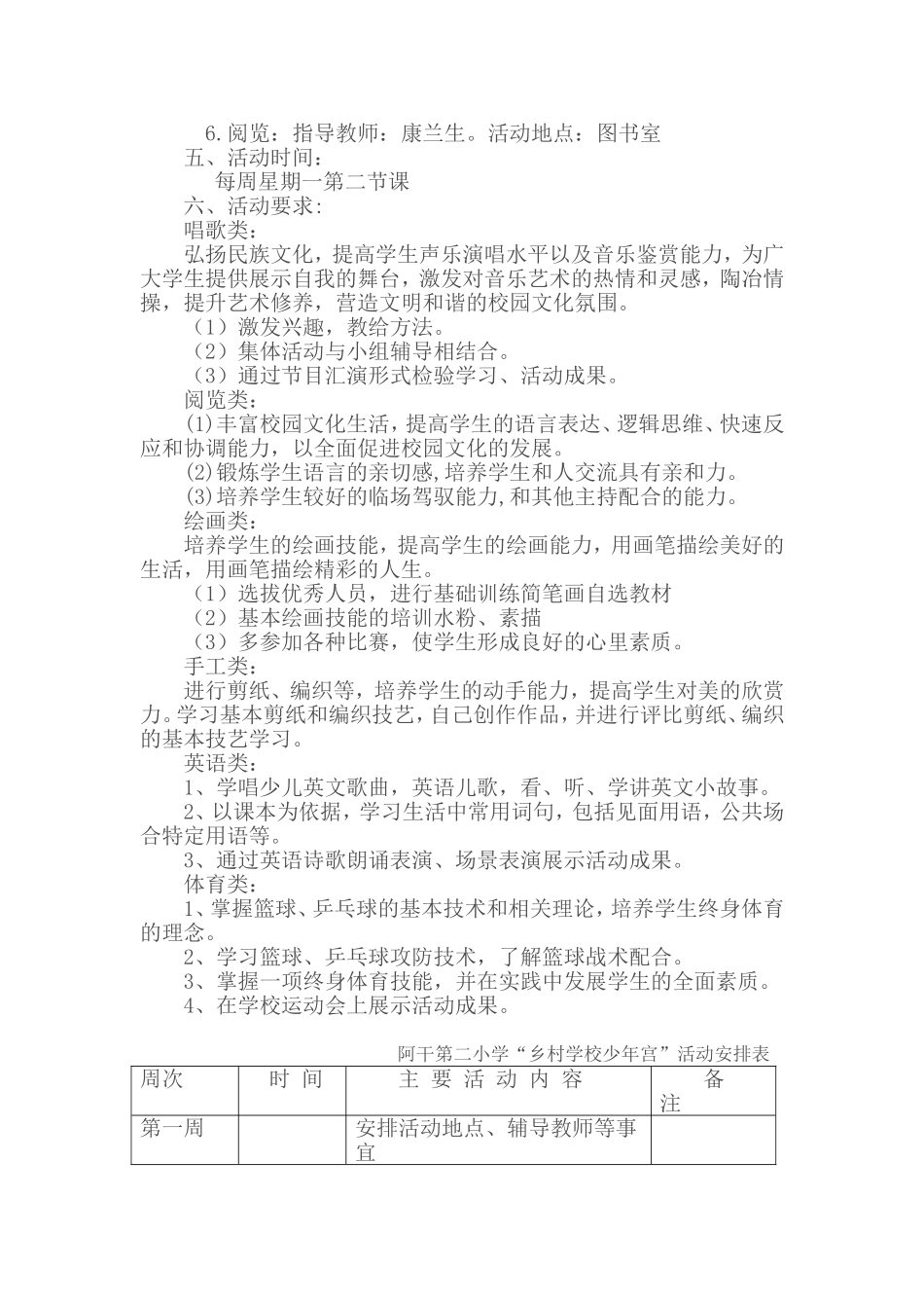 少年宫活动计划2014文档(2)_第2页