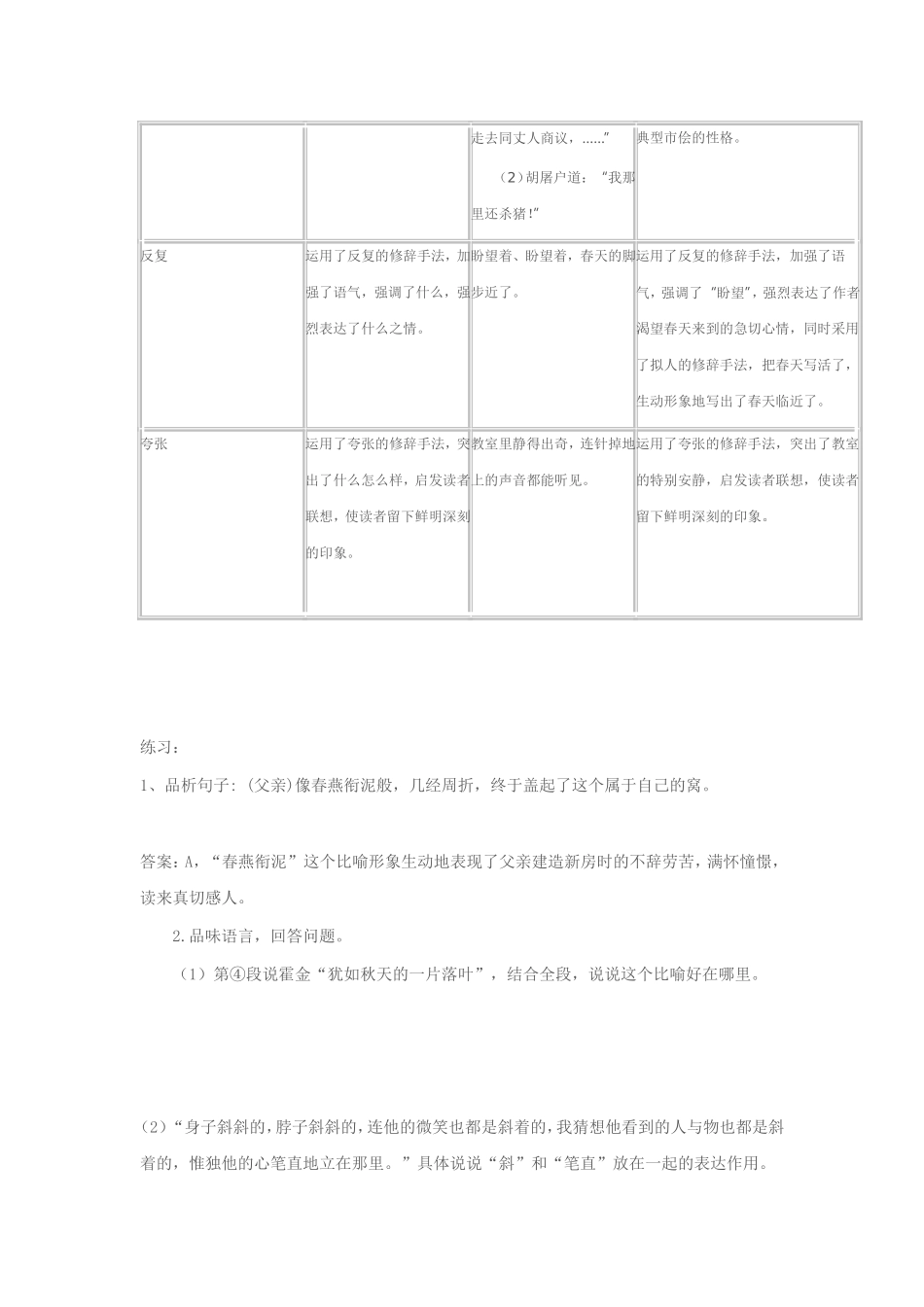 修辞作用的答题格式_第2页