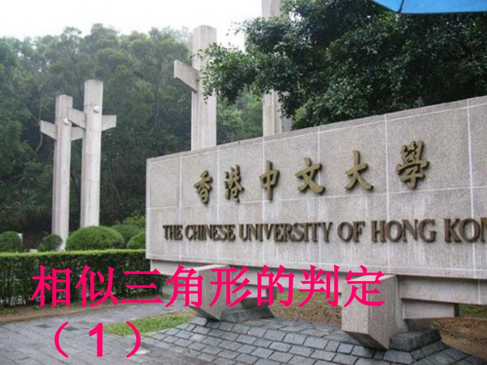 相似三角形的判定（1）_第1页