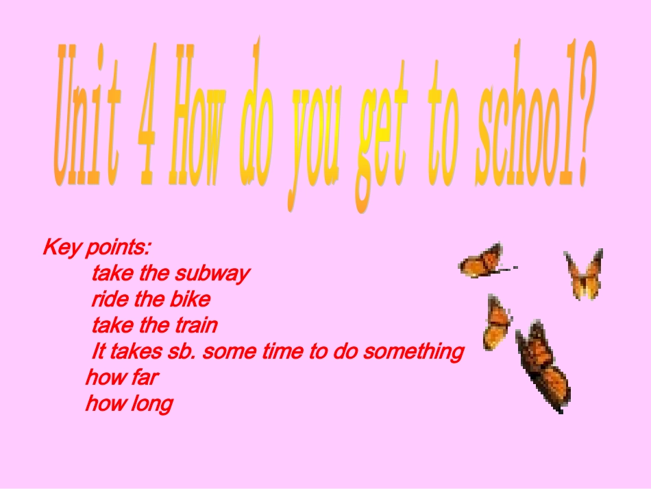 -人教版新目标英语八年级上+Unit+4[整理]_第3页