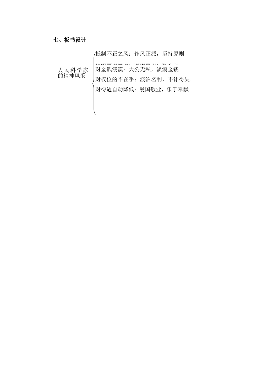 《人民科学家的精神风采》教案_第3页