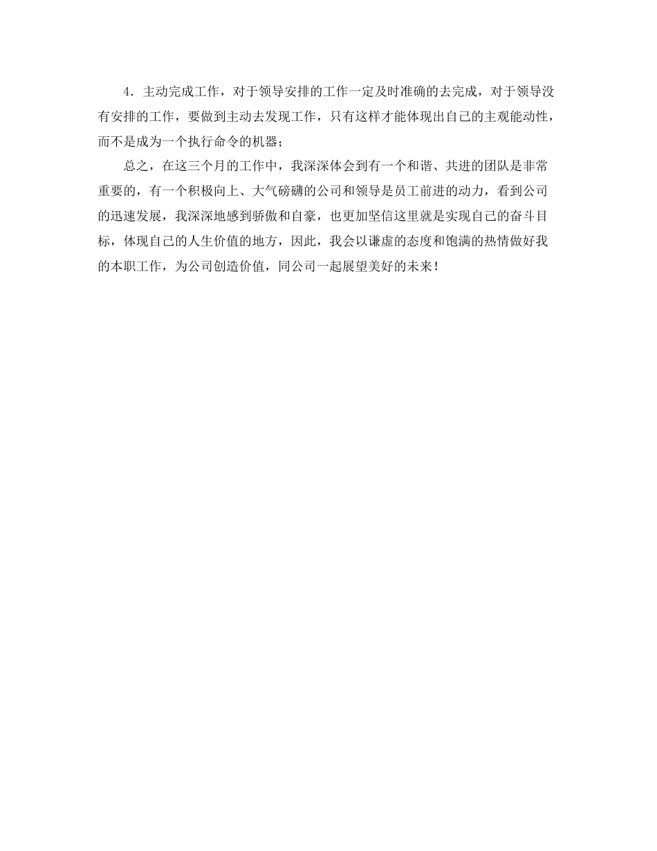 试用员工转正工作总结格式 _第2页