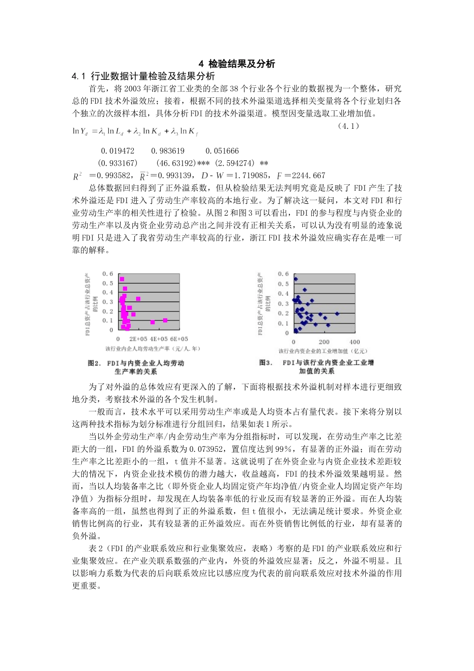 浙江外商直接投资技术外溢效应分析_第3页