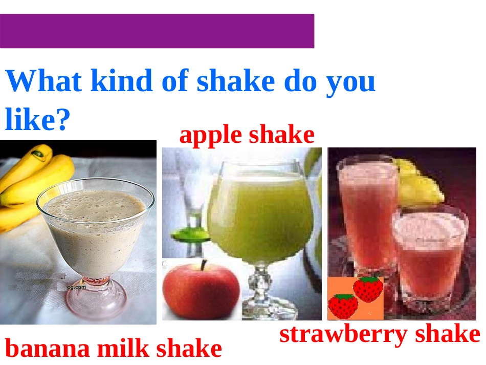 英语unit8how_do_you_make_a_banana_milk_shake_公开课课件_第2页