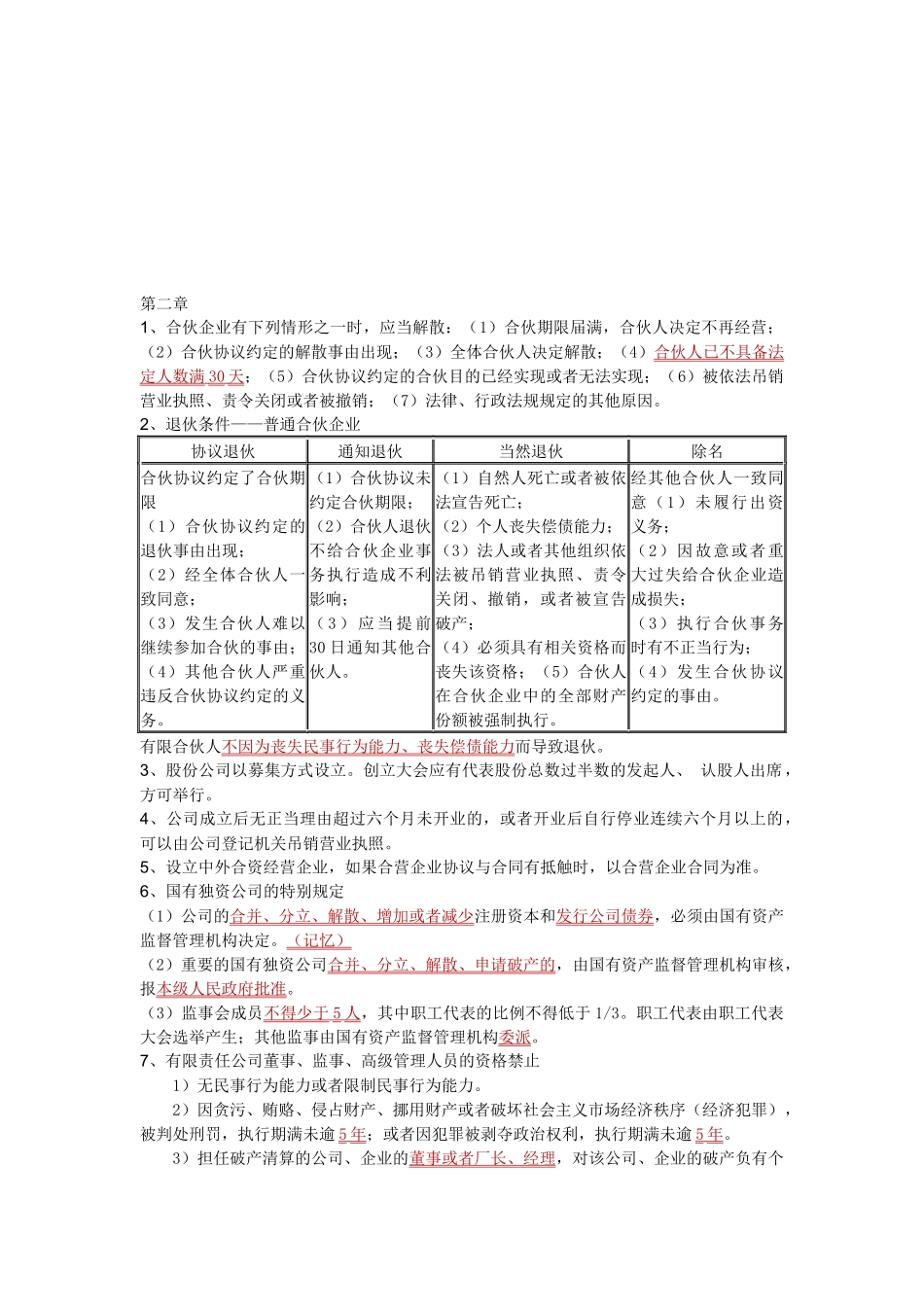 注册资产评估时经济法总结_第3页