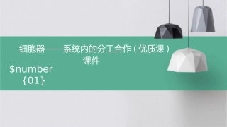 细胞器——系统内的分工合作(优质课)课件