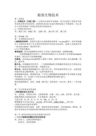 植保生物技术相应题555885858