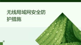 无线局域网安全防护措施课件