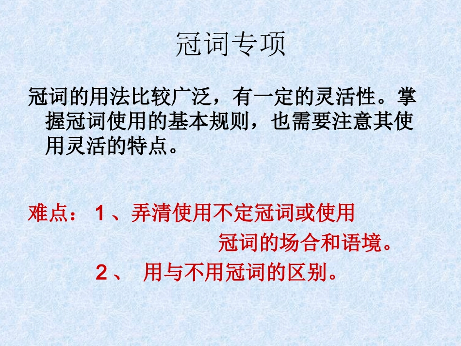 中考复习-冠词_第2页