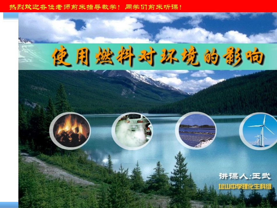 使用燃料对环境的影响_第1页