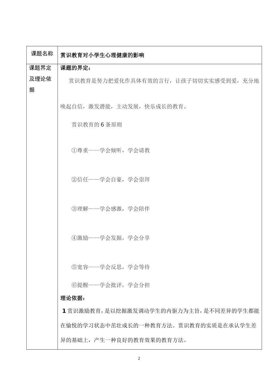 “十一五”实验学校课题申报审批书付雪梅_第2页