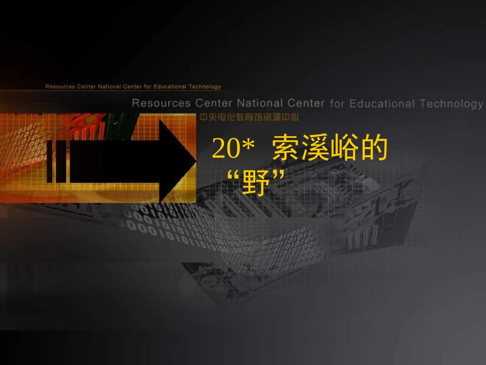 六年级语文索溪峪的“野”_第1页