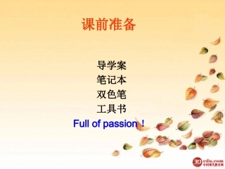 2012年秋外研版七年级上册Starter_Module4_课件2