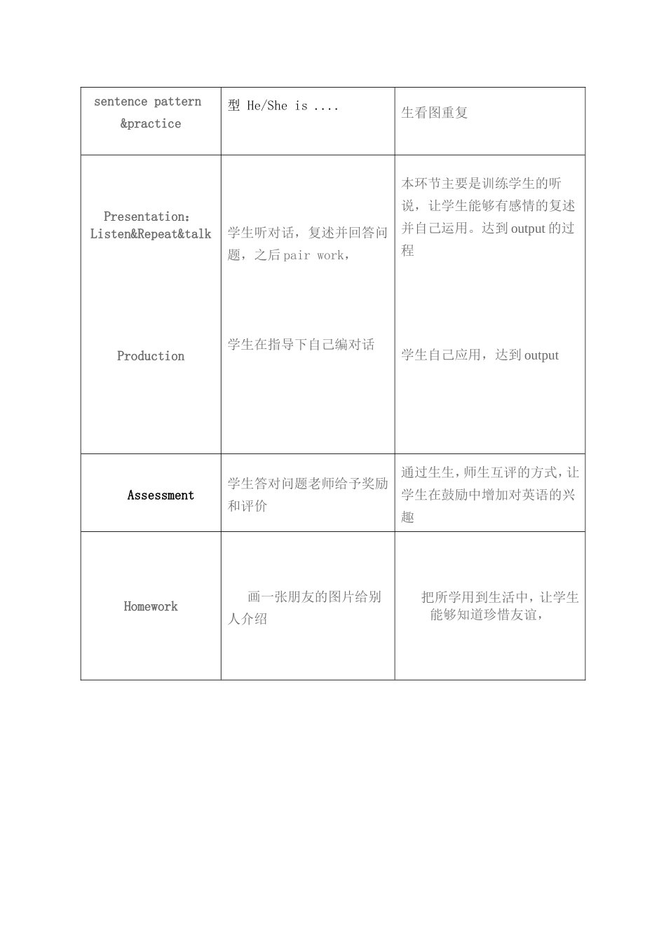 pep四年级上unit3教学设计_第3页