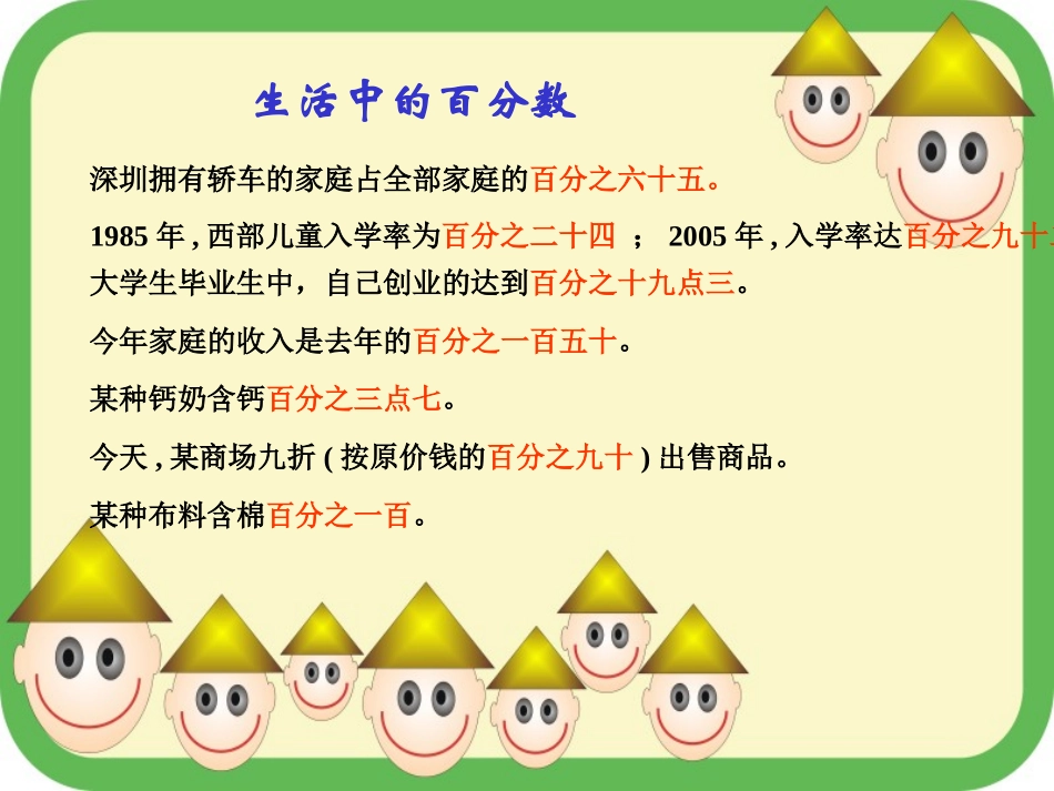 百分数的意义和写法 (3)_第1页