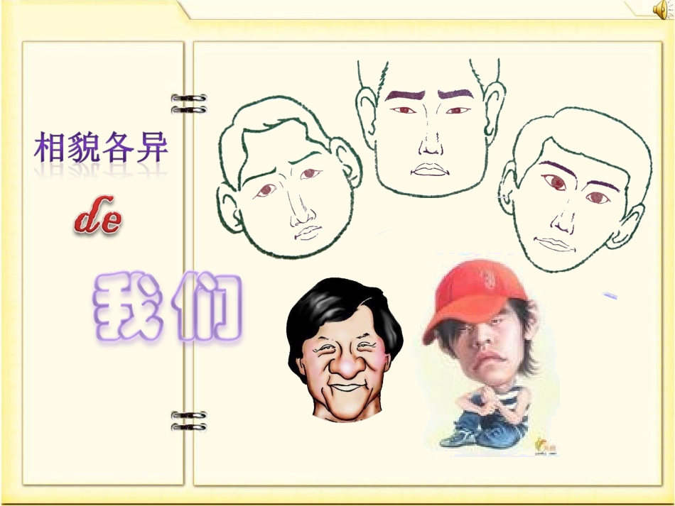 《相貌各异的我们》教学课件_第1页