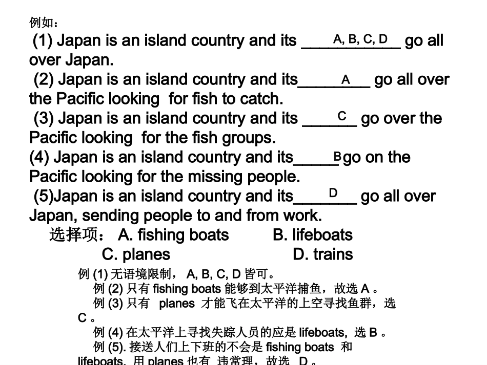 高考英语完形填空解题技巧讲解课件_第3页