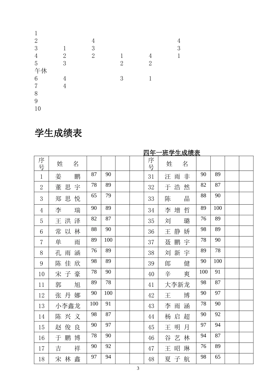 董玉丽五年级英语上册教案_第3页
