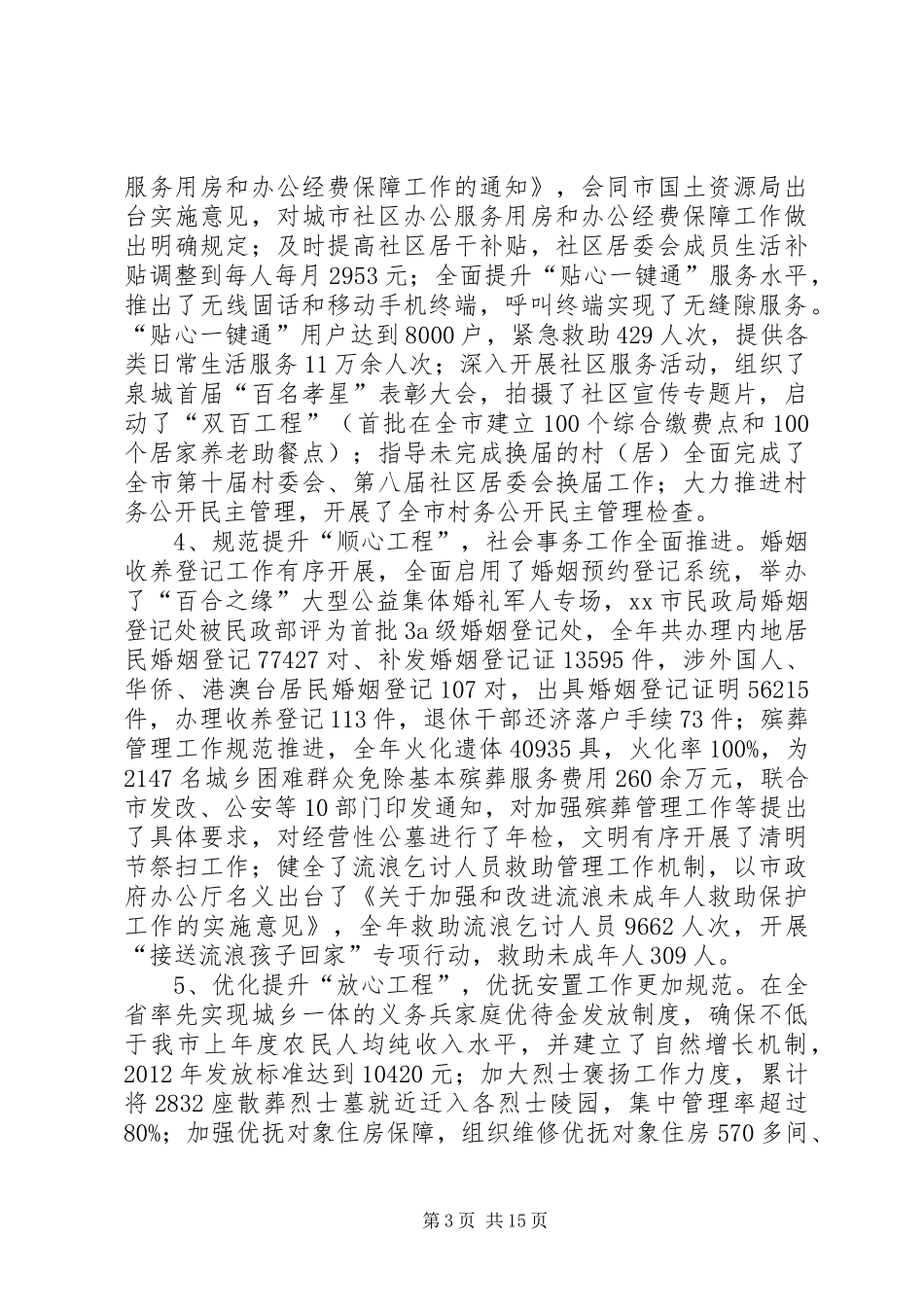 市民政工作报告_第3页