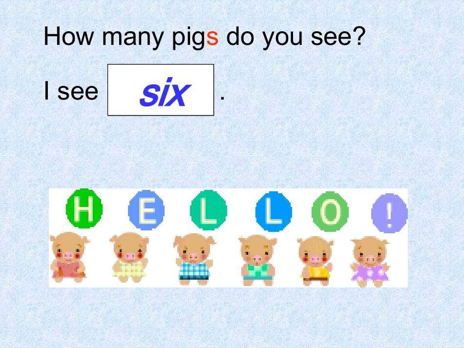 人教PEP版英语三年级下册Unit3《how_many》课件_第2页