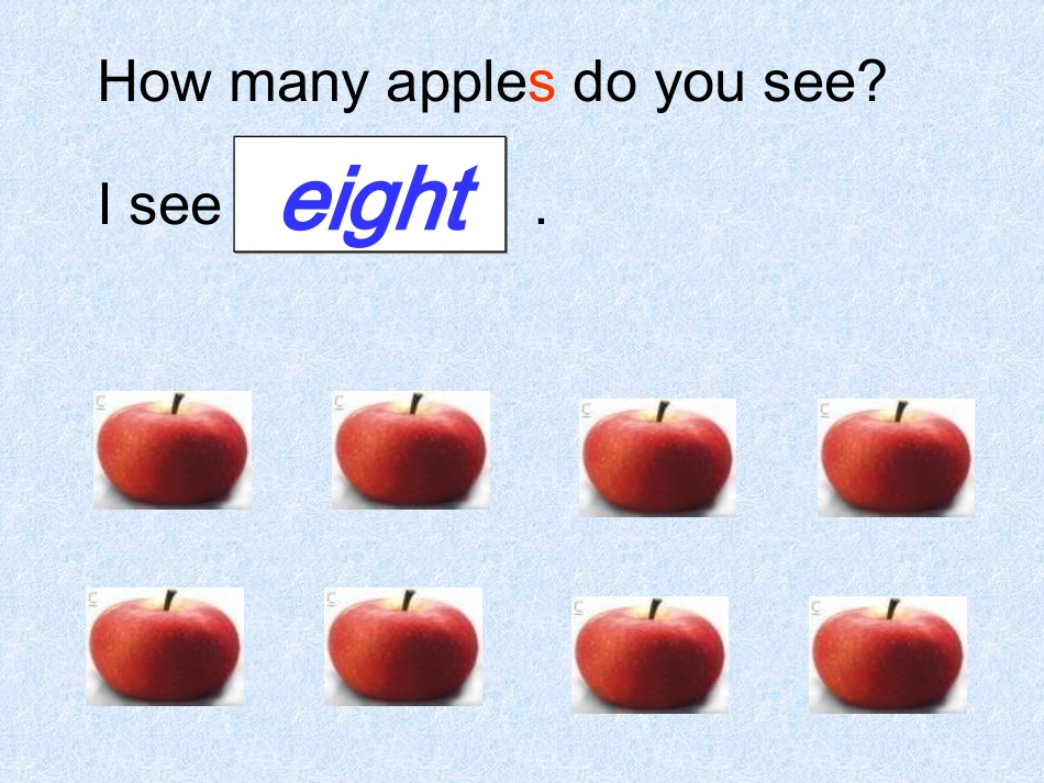 人教PEP版英语三年级下册Unit3《how_many》课件_第3页