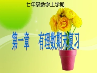 有理数期末复习