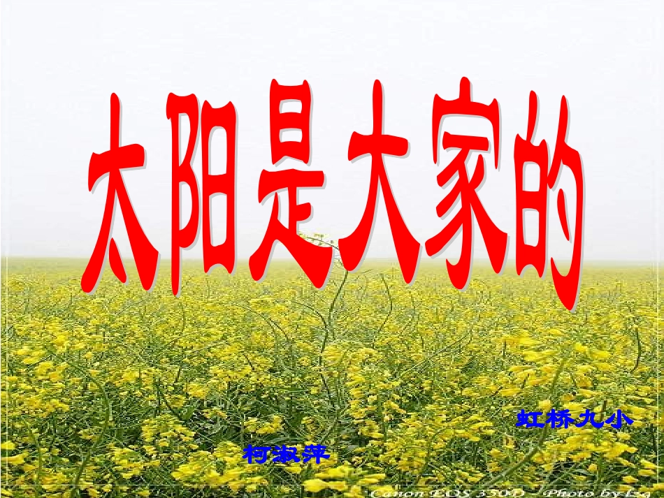 太阳是大家的_第1页