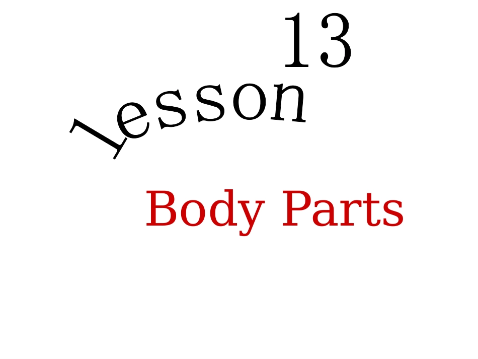 冀教版七年级英语上+Lesson13课件（共20张）_第1页