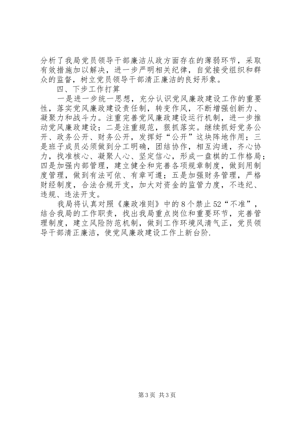 市政机关廉政准则工作报告_第3页