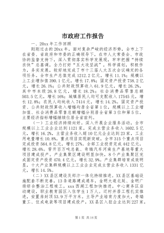 市政府工作报告 (30)
