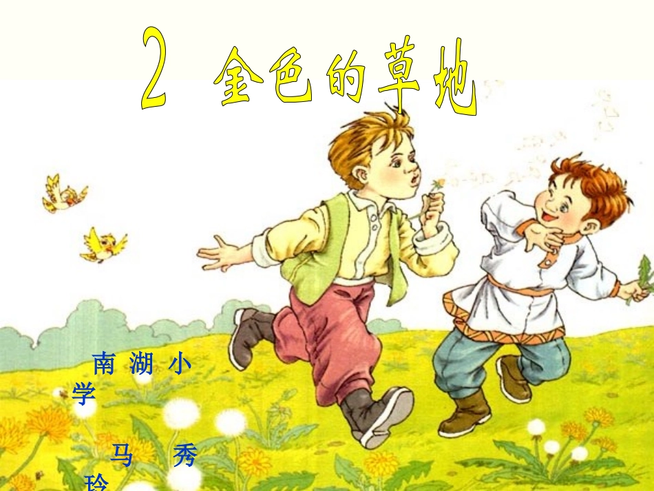 金色的草地 (2)_第1页