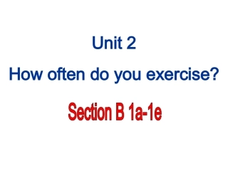 人教版新目标八上Unit2SectionB1课件