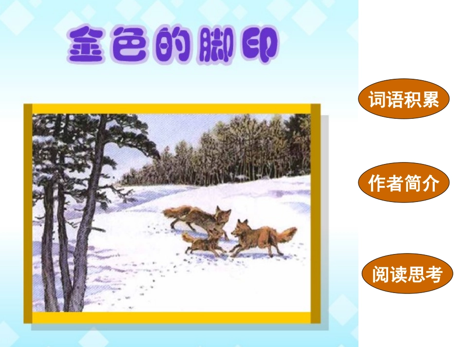金色的脚印 (2)_第1页