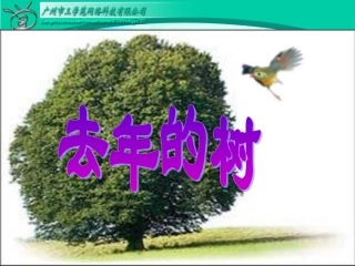 四年级语文上册第三组11去年的树第二课时课件