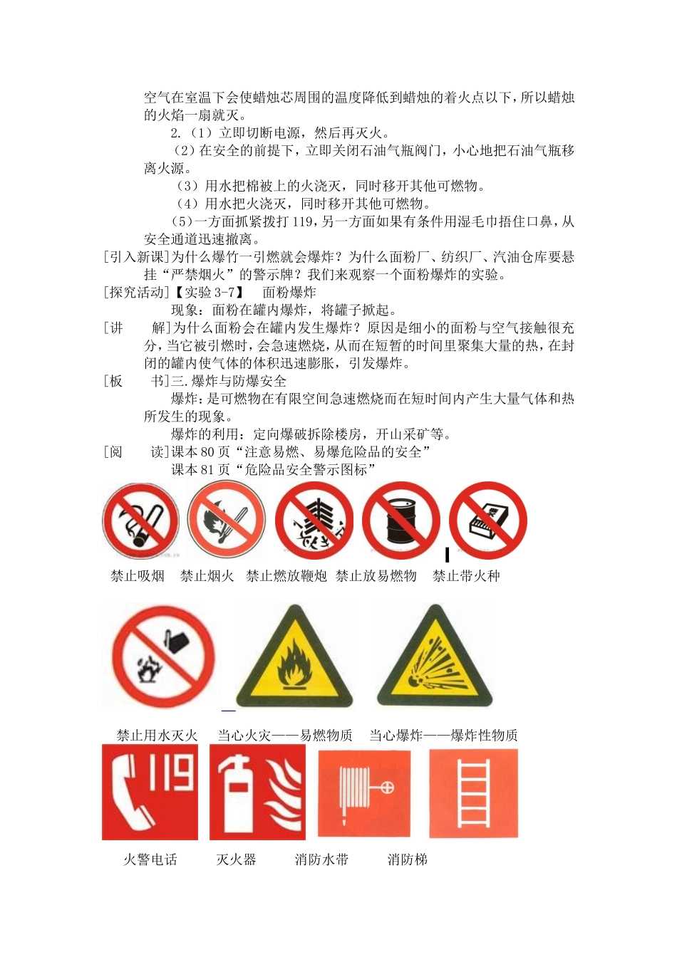 燃烧条件与灭火原理_第3页