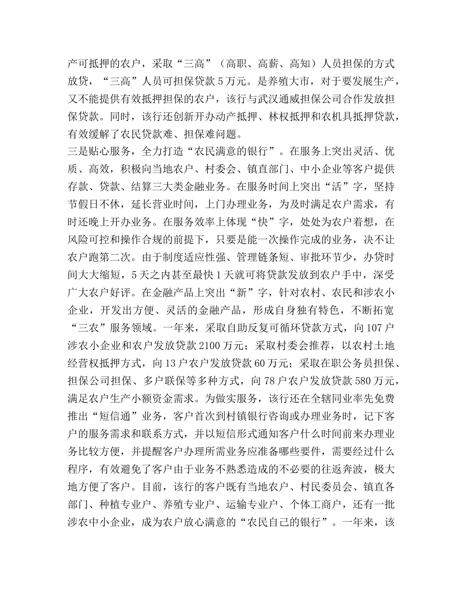 建设村镇银行工作总结 _第2页