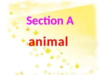 小动物的英语单词