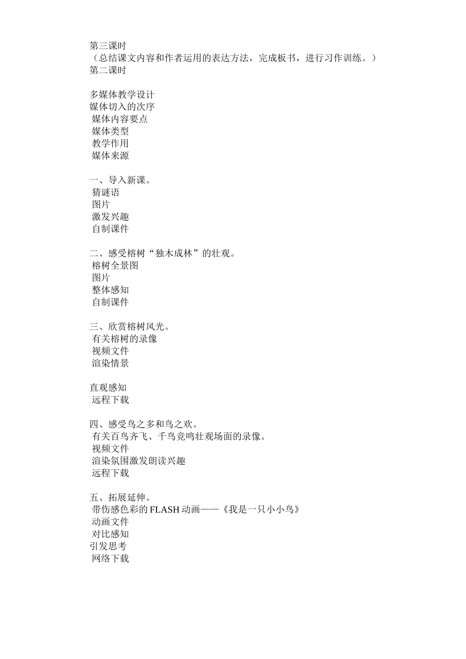 鸟的天堂教案2_第2页