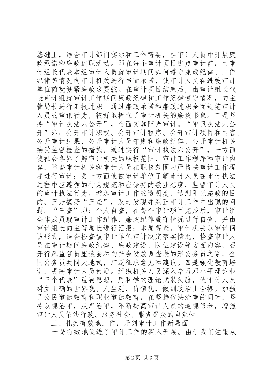 审计局长年终工作报告_第2页
