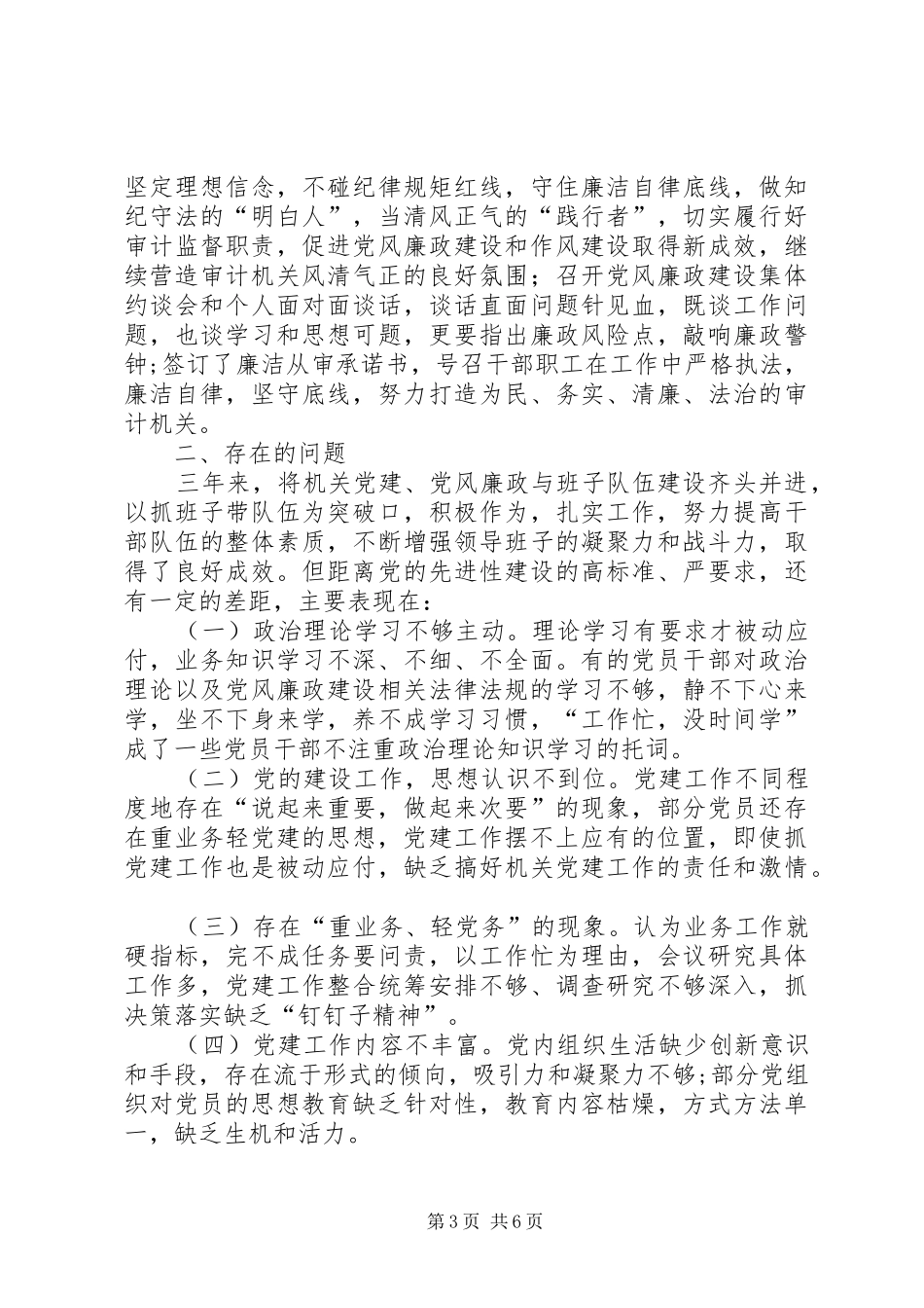 审计局巡察工作汇报材料_第3页