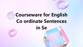 高三英语并列句课件