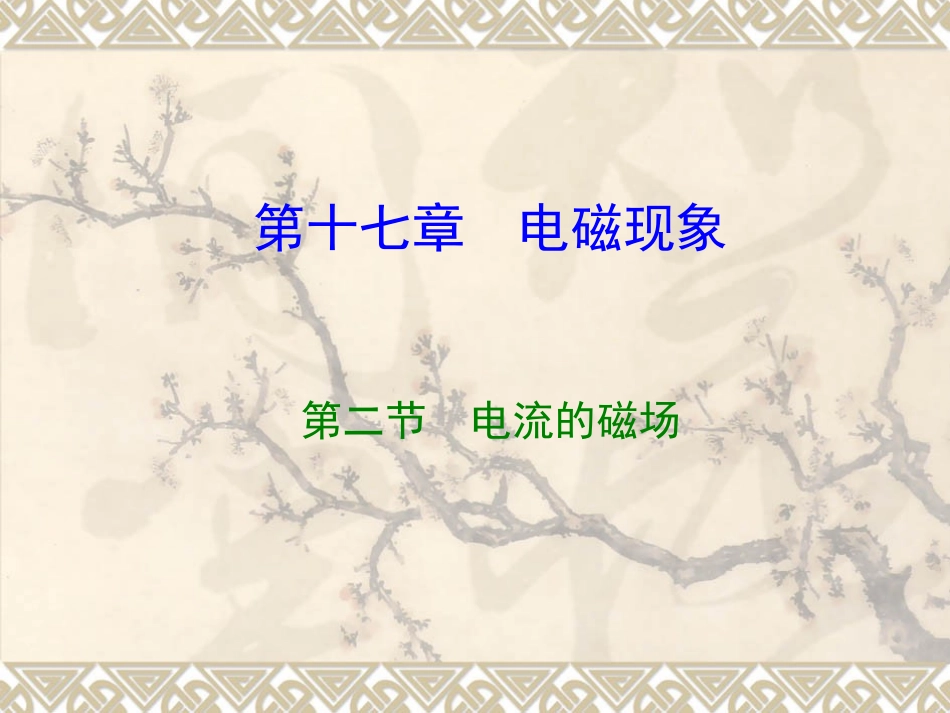 电流的磁场(1)_第1页